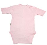 Sema Baby Yarım Kol Kaşkorse Badi (Body) - Pembe  18-24 Ay