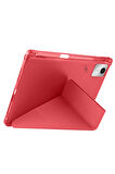 Lenovo Tab K11 TB-330FU 11 Inç Uyumlu Tri Fold Kalemlikli Tablet Kılıfı Ekran Koruyucu Kalem Seti