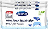 Bübchen Aqua Touch Yenidoğan Hassas Islak Mendil 3 x 48 Adet ( 144 Yaprak )