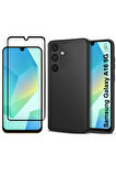 Samsung Galaxy A16 5G ile Uyumlu Telefon Kılıfı ve 5d Tam Kaplayan Cam Ekran Koruyucu 