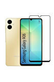Samsung Galaxy A06 ile Uyumlu Telefon Kılıfı ve Tam Kaplayan Seramik Ekran Koruyucu 