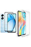 Oppo A60 ile Uyumlu Telefon Kılıfı ve 5d Tam Kaplayan Cam Ekran Koruyucu 
