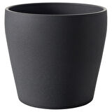 Toprak saksı, koyu gri, 12 cm