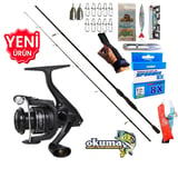 Okuma Revenger Rv-3000A 240cm 20-40gr Double Black Spin Olta Takımı Seti