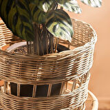 Çiçeklik, rattan, 66 cm