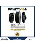 KLIMA KOMPRESOR KASNAK SETI FORD TRANSIT V184 0106 7.PK SET 12.V