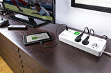 SCHNEIDER ELECTRIC PM6U-GR APC 6'LI AKIM KORUMALI PRİZ - 2 USB HIZLI ŞARJ