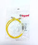 LEGRAND CATEGORY 6A S/FTP LSZH YELLOW 1 MT PATCH CORD (051551)