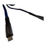 ACL ACK-42 100 CM 2.4A METAL BAŞLIKLI MICRO USB ŞARJ VE VERİ KABLOSU LACİVERT 