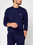 Lacoste Erkek Lacivert Klasik Fit Sweatshirt