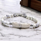  FM Havlit Doğaltaş Çelik Halat Ve Çelik Klipsli Bileklik 31832B19D1 