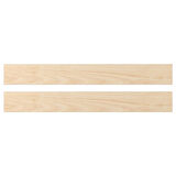 Çekmece ön paneli, açık dişbudak görünümlü, 80x10 cm