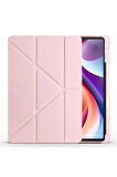 Honor Pad 9 12.1 inç Uyumlu Kılıf 3 Farklı Stand Kalemlikli Tri Folding Tablet Kılıfı