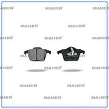 FREN BALATA VOLVO 2002-2014 XC90 1 2.5 T ARKA 30793093