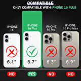 Apple iPhone 16 Plus ile Uyumlu Kılıf Şeffaf Esnek Silikon Telefon Kılıfı Kapak