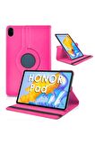 Honor Pad X9 11.5 inç Uyumlu 360° Dönebilen Standlı Tablet Kılıfı Pembe