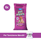 Deep Fresh Pet Temizleme Mendili 6 x 30 Yaprak