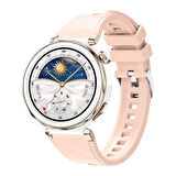 Huawei Watch GT5 Pro 42mm Uyumlu Kordon Yumuşak Esnek Silikon Kordon Kayış