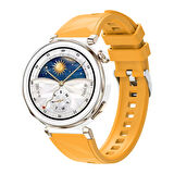 Huawei Watch GT5 Pro 42mm Uyumlu Kordon Yumuşak Esnek Silikon Kordon Kayış