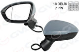 DIŞ DİKİZ AYNASI SOL CRUZE 2017 ASTRA K 2015-2022 ELEKTRİKLİ KATNALABİLİR ISITMALI ASTARLI ASFERİK 13453526 13396540 13396526