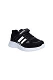 Unisex Erkek Kız Çocuk Spor Ayakkabı SİYAH BEYAZ