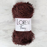 Loren Furry Kahverengi El Örgü İpi - RF093 - 34064