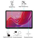 Lenovo Tab K11 TB 330FU 11inç ile Uyumlu Kırılmaz Tablet Temperli Cam Ekran Koruyucu