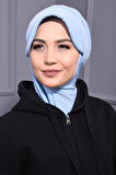 Spor Şapka Scarf Bebe Mavisi - Bebe Mavisi