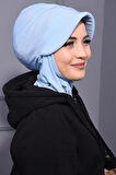 Spor Şapka Scarf Bebe Mavisi - Bebe Mavisi