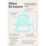 Mavi Bebek Silikon Diş Kaşıyıcı    