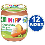 Hipp Kavanoz Maması Organik Sebze Karışımı 125 gr 12 ADET