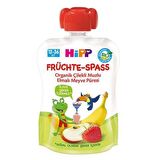 Hipp Organik Çilekli Muzlu Elma Püresi 90 gr