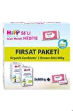 2 Organik Bebek Sütü Combiotic 800 gr X 2 Adet Avantaj Paketi (Islak Mendil Hediyeli)