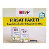 HiPP Organik Combiotic 3 Devam Sütü 2*800 gr.