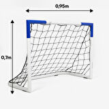 Klasik Futbol Kalesi - S Boy - Gri/Mavi - 500