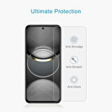 Tecno spark 30c için full kaplama nano tempered ekran koruyucu film 3 adet set