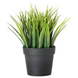 Yapay bitki, yeşil, 9 cm, çim
