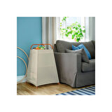 Bölmeli saklama kutusu, bej-turuncu, 82x52x52 cm