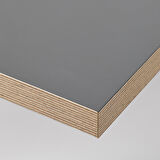 Çalışma masası tablası, koyu gri, 120x60 cm