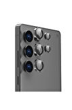 Samsung Galaxy S25 Ultra ile Uyumlu Kavisli Cam Ekran Koruyucu Ve Kamera Lens Koruyucu Seti