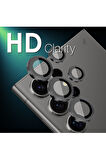 Samsung Galaxy S25 Ultra ile Uyumlu Kavisli Cam Ekran Koruyucu Ve Kamera Lens Koruyucu Seti