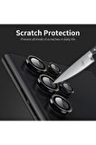 Samsung Galaxy S25 Ultra ile Uyumlu Temperli Cam Tekli Kamera Lens Koruyucu