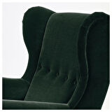 Berjer ve puf, djuparp koyu yeşil