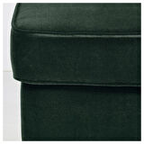 Berjer ve puf, djuparp koyu yeşil