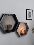Işıltı Home Design Ahşap Dekor Çerçeve 2 li