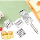 Paslanmaz Çelik 4'lü Set El Rendesi 