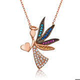 Gümüş Aşk Meleği Kadın Kolye