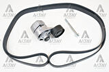 VANTİLATÖR GERGİ SETİ FORD TRANSİT 5347 KLİMALI (7PK2842 & APV2836) GKFD015