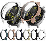 Huawei Watch Gt5 46mm için silikon bumper kılıf full kaplama yumuşak lazer kesim kılıf ŞEFFAF