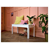 Bank, beyaz, 105x36 cm